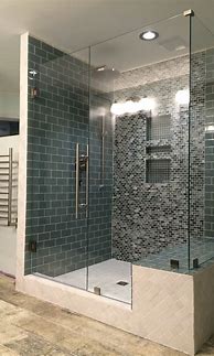 Image result for Bathroom Remodel Glass Shower