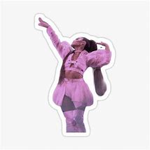 Image result for Ariana Grande Stickers Black and White