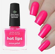 Image result for Neon Pink Nail Polish