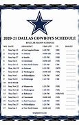 Image result for Dallas Cowboys Schedule 2021 Printable