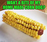 Image result for Funn Picture of a Corn Dog