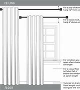 Image result for Curtain Sizes Guide