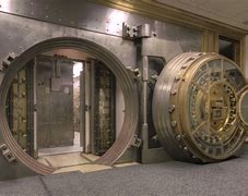 Image result for Bank Safe with Money