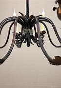 Image result for Wrought Iron Chandelier Product