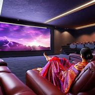 Image result for Entertainment Center for 120 Inch Project Screen