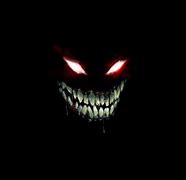 Image result for Black and White Disturbed Demon Face