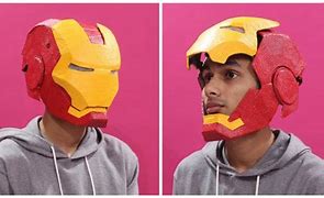 Image result for Blueprint of Iron Man Helmet
