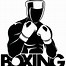 Image result for Boxing Stencil Art Black and White