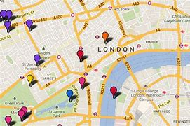 Image result for Map of Downtown London Attractions