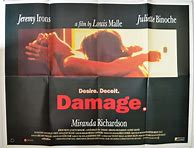 Image result for Damage Movie Poster