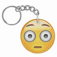 Image result for Flushed Face Emoji Keychain