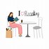Image result for Girl Reading Book Silhouette