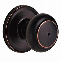 Image result for Oil Rubbed Bronze and White Knob