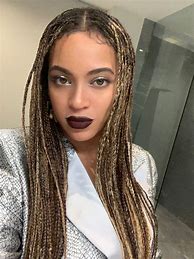 Image result for Beyonce Long Blonde Box Braids