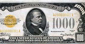 Image result for $1 000 Dollar Bill