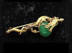 Image result for Black and Gold Dragon Pin