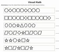 Image result for 1st Grade Math Pattern Worksheets