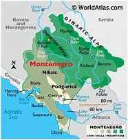 Image result for Serbia and Montenegro Map