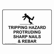 Image result for Trip Hazard Clip Art