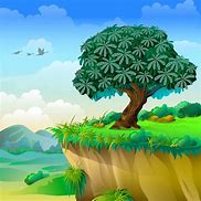 Image result for Cartoon Tree Landscape