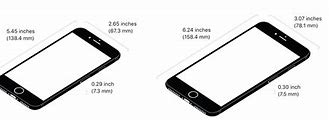 Image result for iPhone 8 Plus Size Comparison
