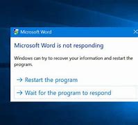 Image result for Word Not Responding