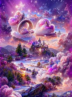 Pin by lena on Purple | Dreamy artwork, Digital art fantasy, Pretty wallpapers backgrounds
