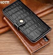 Image result for Genuine Leather Wallet Case iPhone X