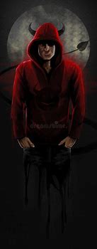 Image result for Red Hoody Guy in Ther Drak Art