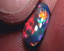 Image result for Black Fire Opal Stone