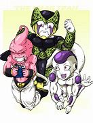 Image result for Dragon Ball Z Frieza and Cell and Buu