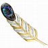Image result for Gold Feather Pin