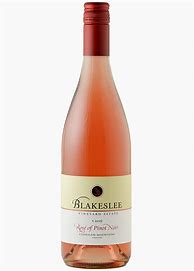 Image result for Blakeslee Estate Rose Pinot Noir