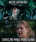 Image result for Walking Dead Carl Eye Meme