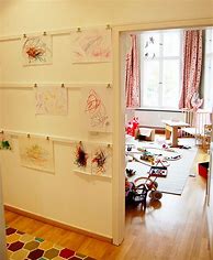 Image result for DIY Kids Artwork Display