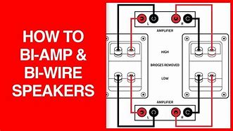 Image result for How to Bi Amp Speakers with a Denon 3802