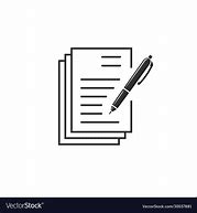 Image result for Free Flat Icon Paper and Pen