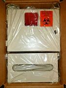 Image result for Wall Mount Sharps Container with Glove Holder