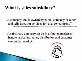 Image result for Sales Subsidiary