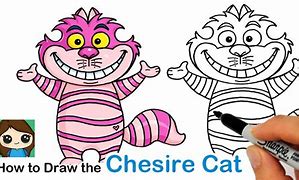 Image result for Cheshire Cat Face Drawing