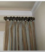 Image result for Short Curtain Rods Three Windows