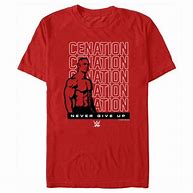 Image result for John Cena Cenation Golden Eagle 2008 Red T-Shirt