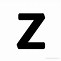 Image result for Black Bold Letter Z