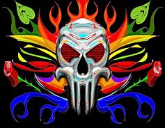 Image result for Abstract Skull Art