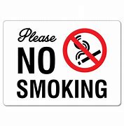 Image result for A No Smoking Sign