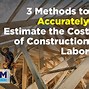 Image result for Construction Labor Cost per Hour