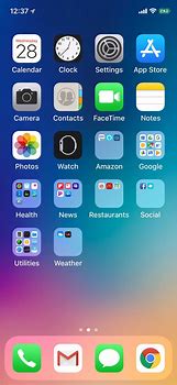 Image result for iPhone X Homepage