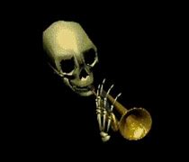 Image result for Skeleton Trumpet Meme