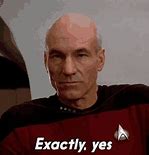 Image result for Captain Picard Engage GIF