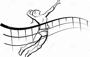 Image result for Volleyball Net Drawing